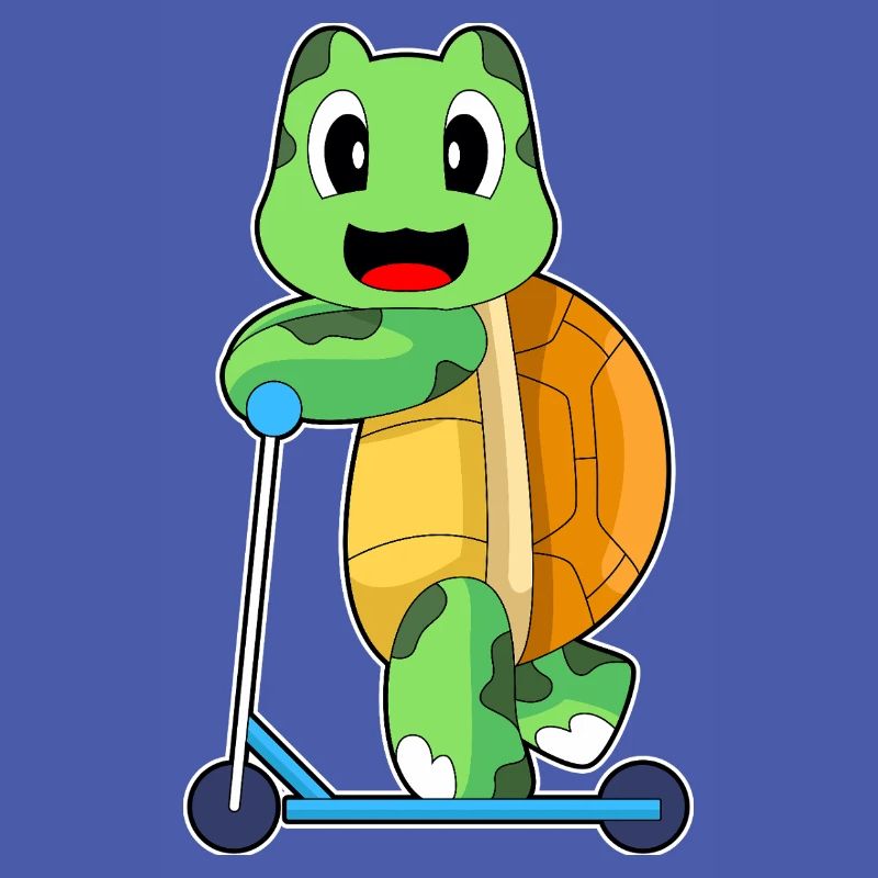 Turtle scooter