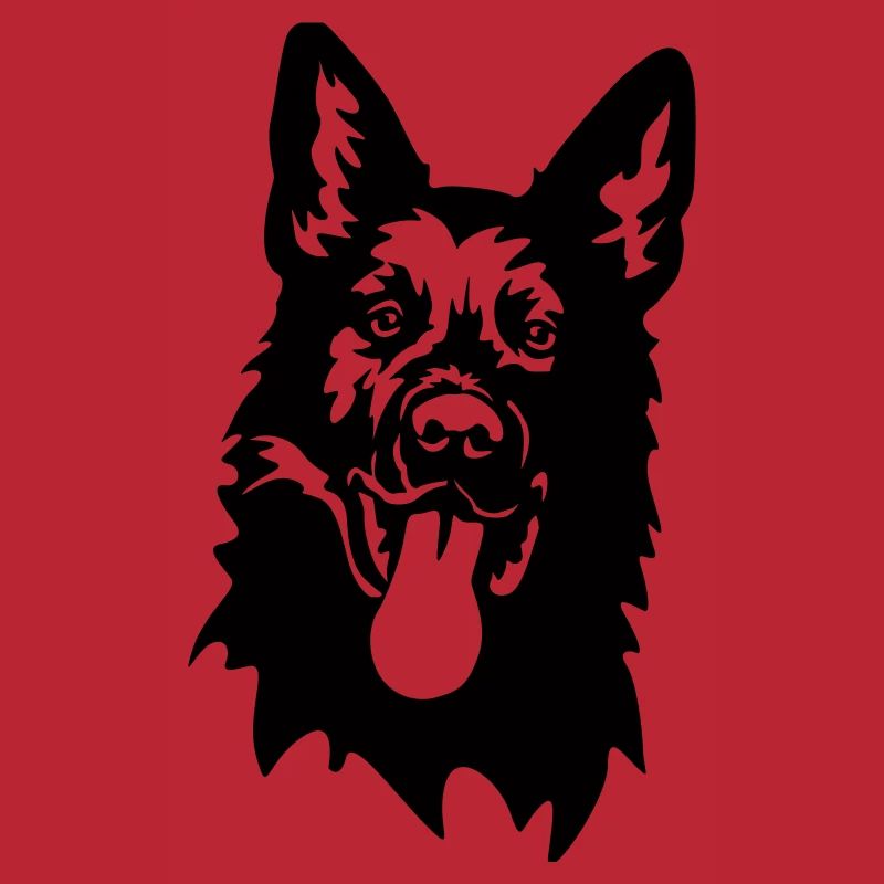 German Shepherd Head