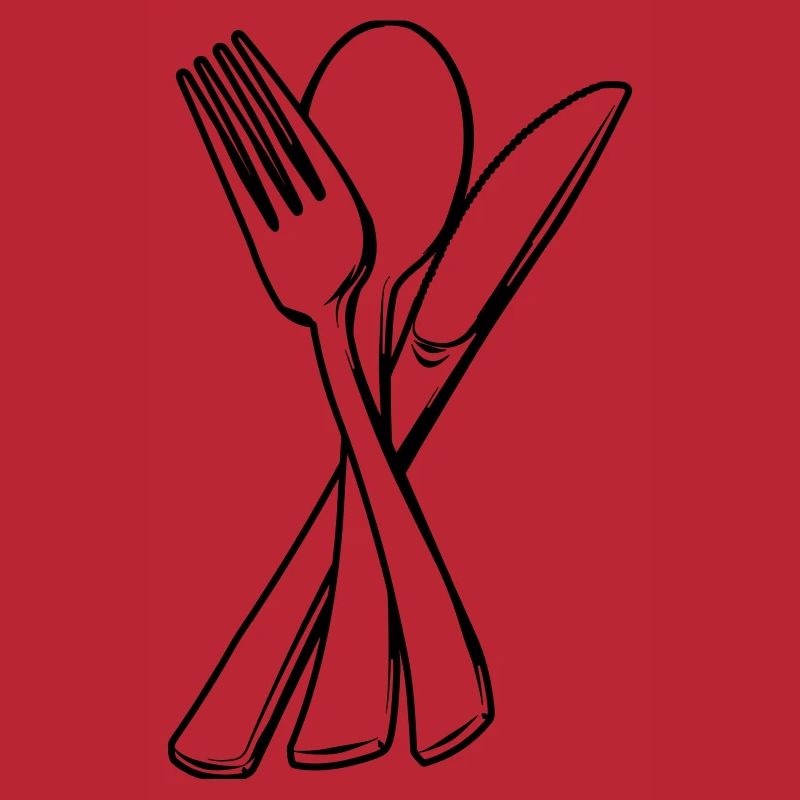 Knife fork and spoon transparent