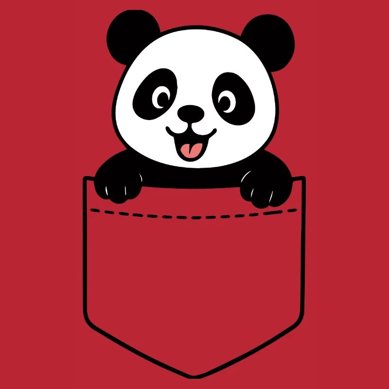 Fröhlicher Panda