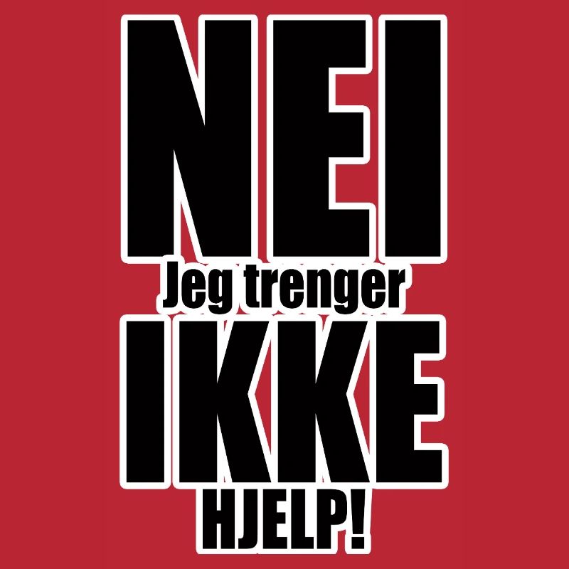 No Not Help Typography
