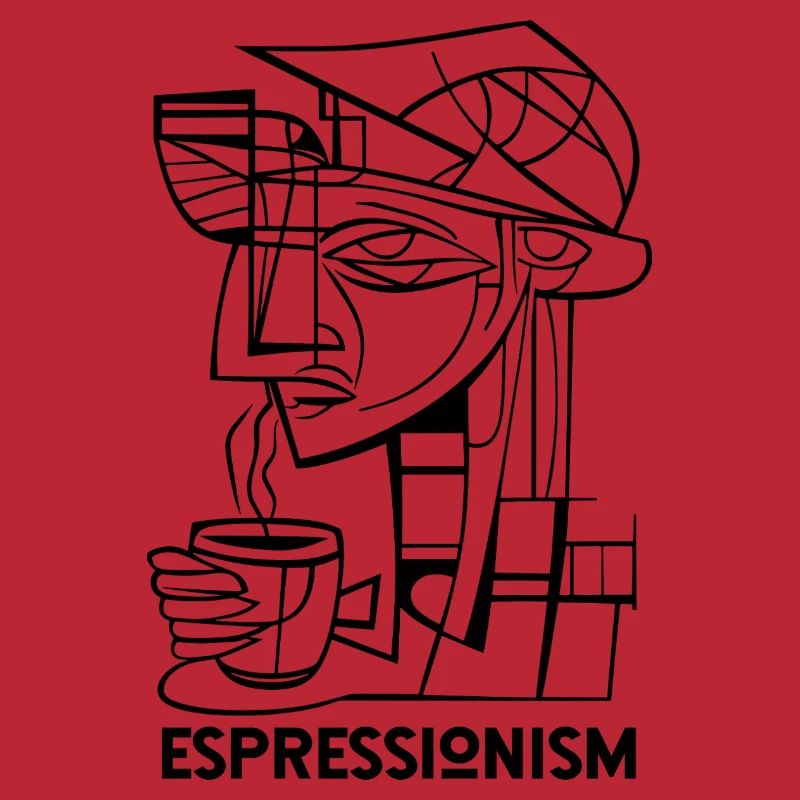 Espressionism - Espresso - Drinking Coffee