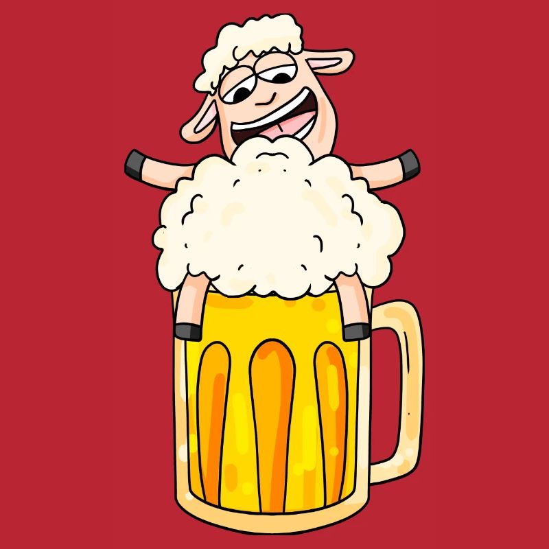 Bier Schaf Comic
