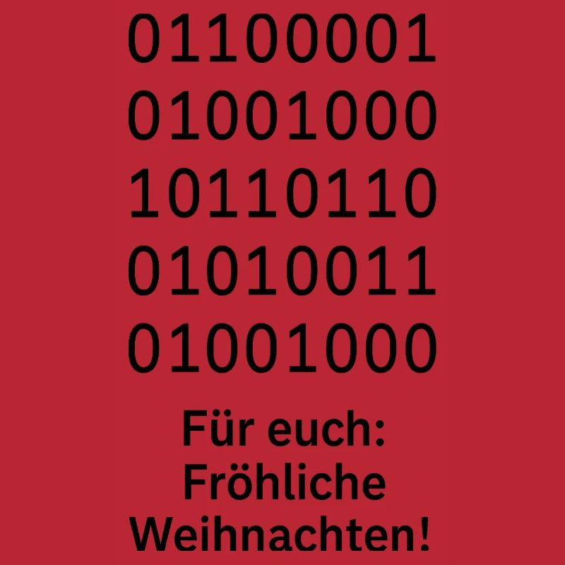 Binary Code Weihnachtszauber