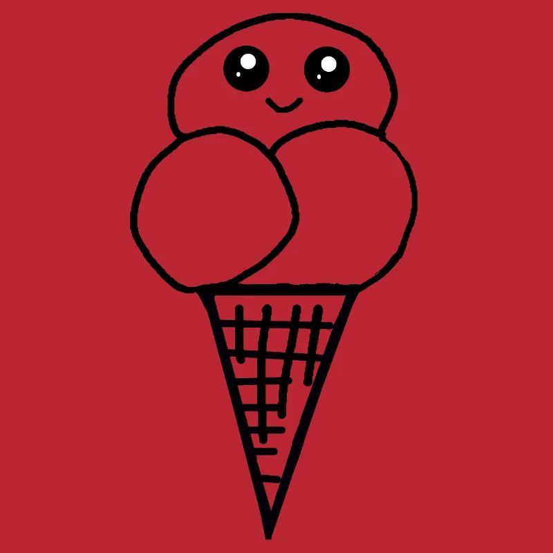 Eis Eiswaffel Eistüte Eiscreme Eiskrem