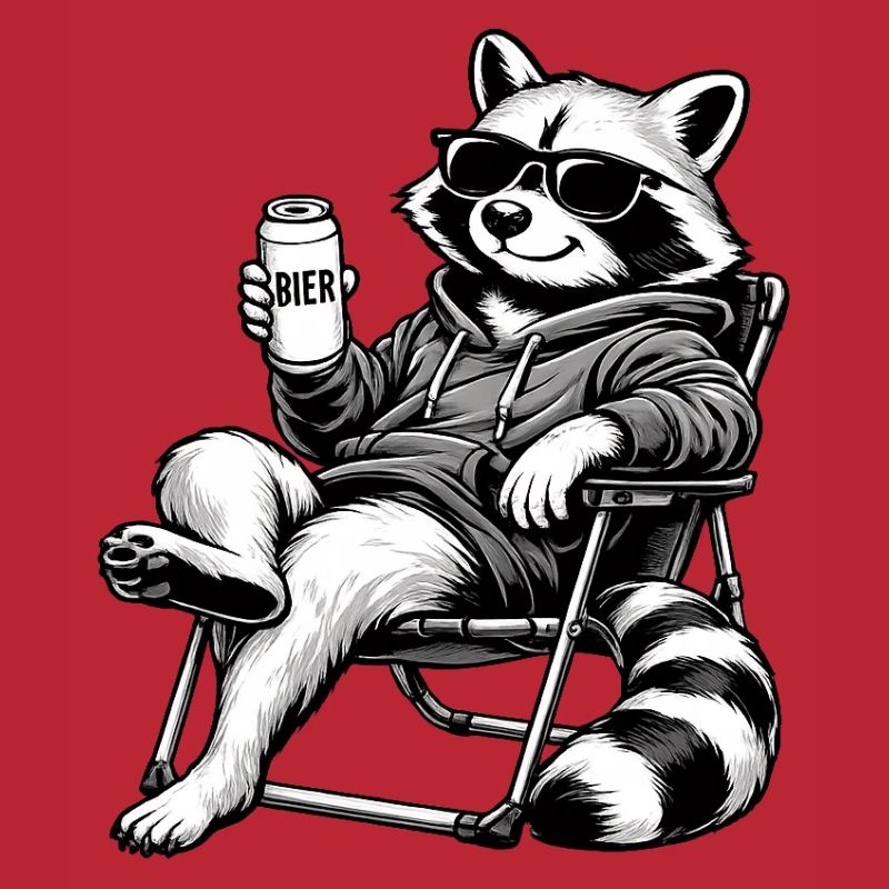 Waschbär Relax