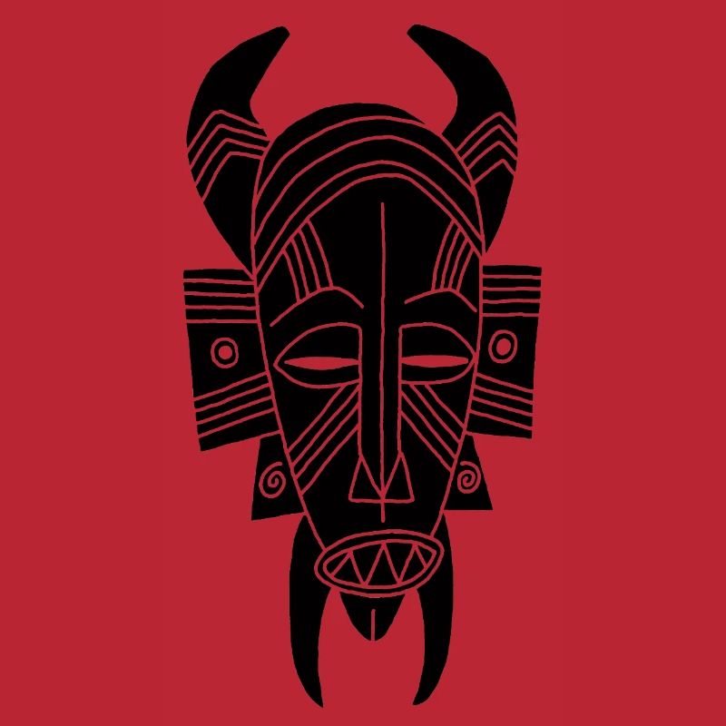 Afrikanischer schwarzer Dämon