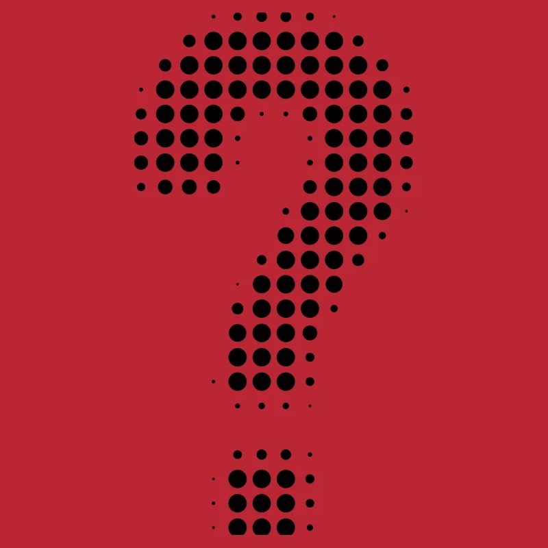 Fragezeichen Pixeloptik