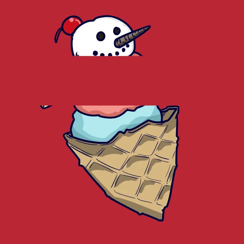 Schneemann Eiskugel