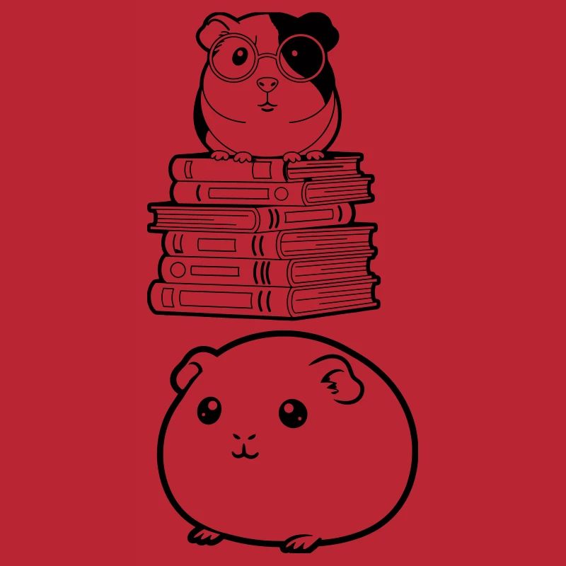 Nerd des livres cochons d’Inde,