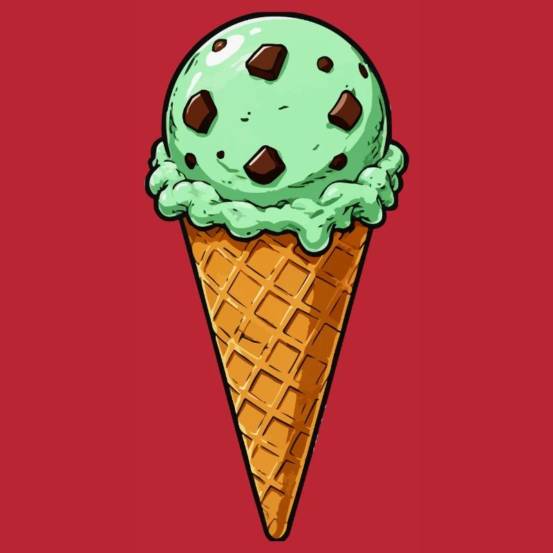 Minz Schoko Eis Kugel