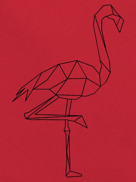 Flamingo Geometrisch