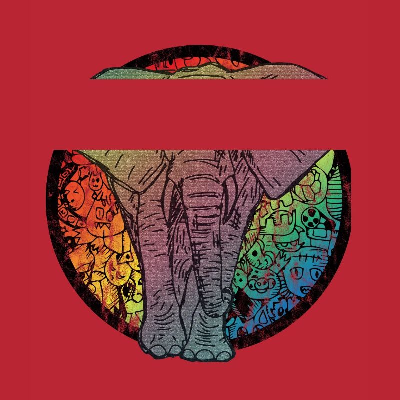 Caricature d'éléphant