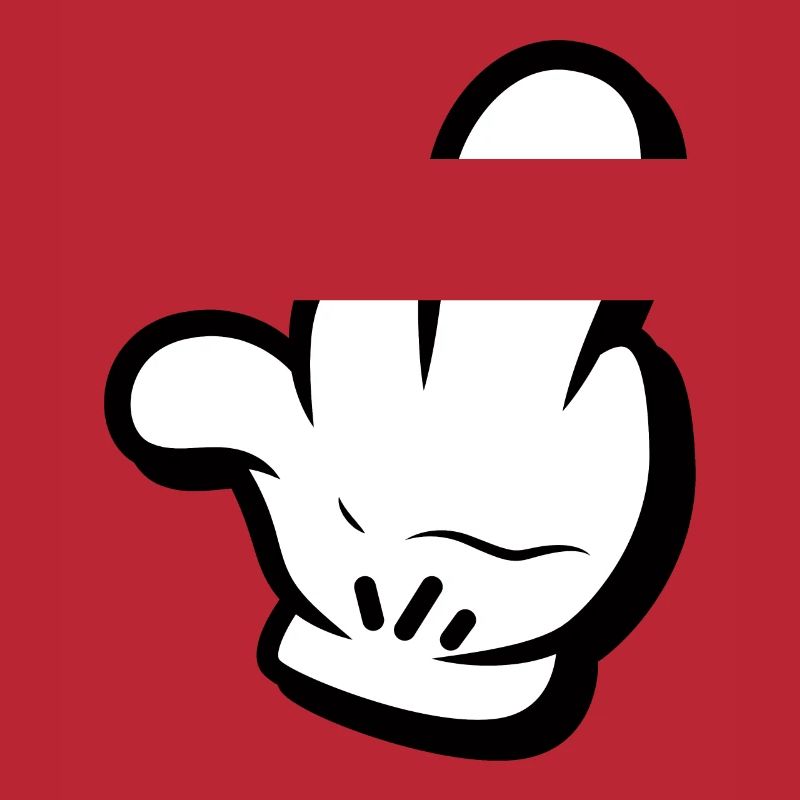 Mittelfinger Comic Style