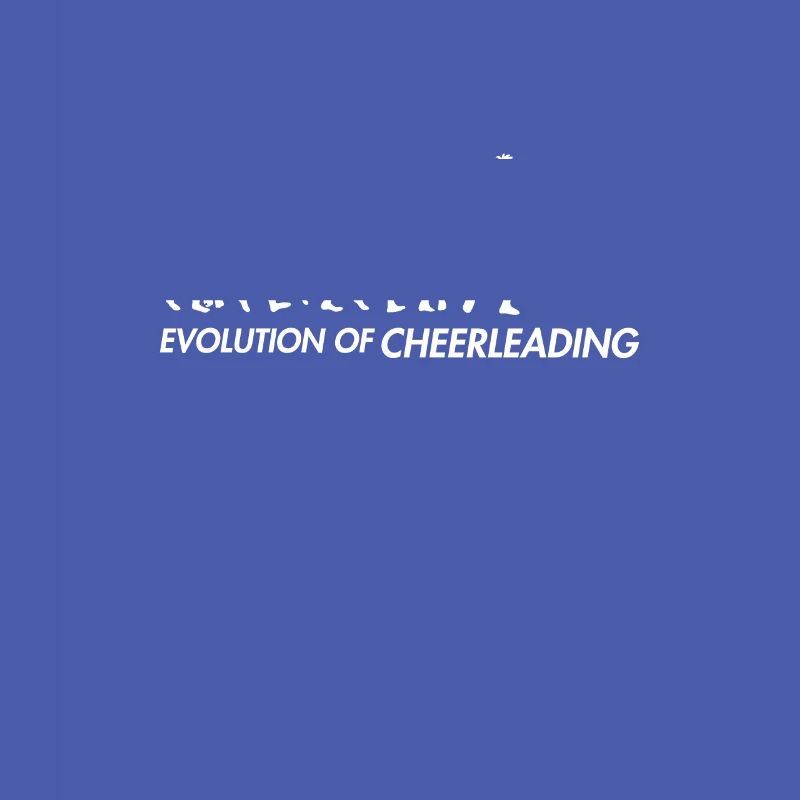 Evolution der Cheerleader, perfektes Geschenk