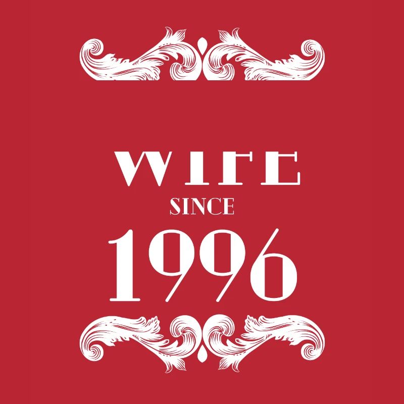 Beste Ehefrau seit 1996 Hochzeit