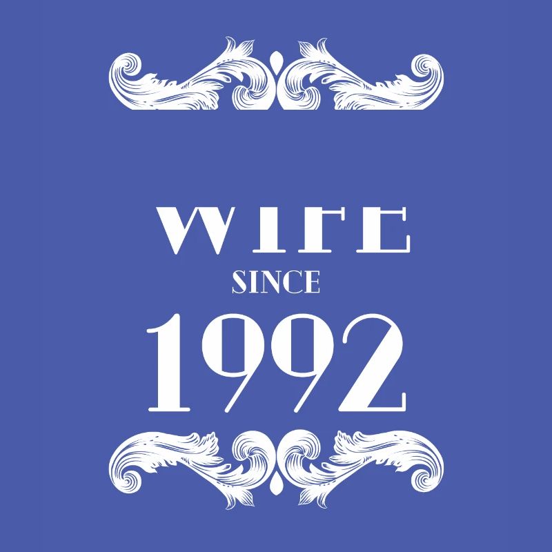 Beste Ehefrau seit 1992 Hochzeit