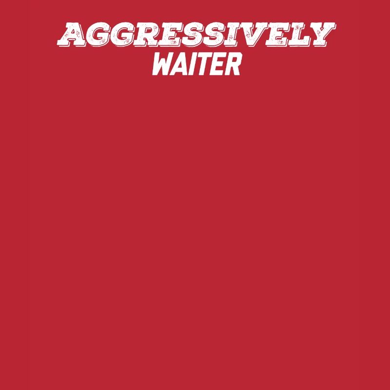 aggressiver Kellner