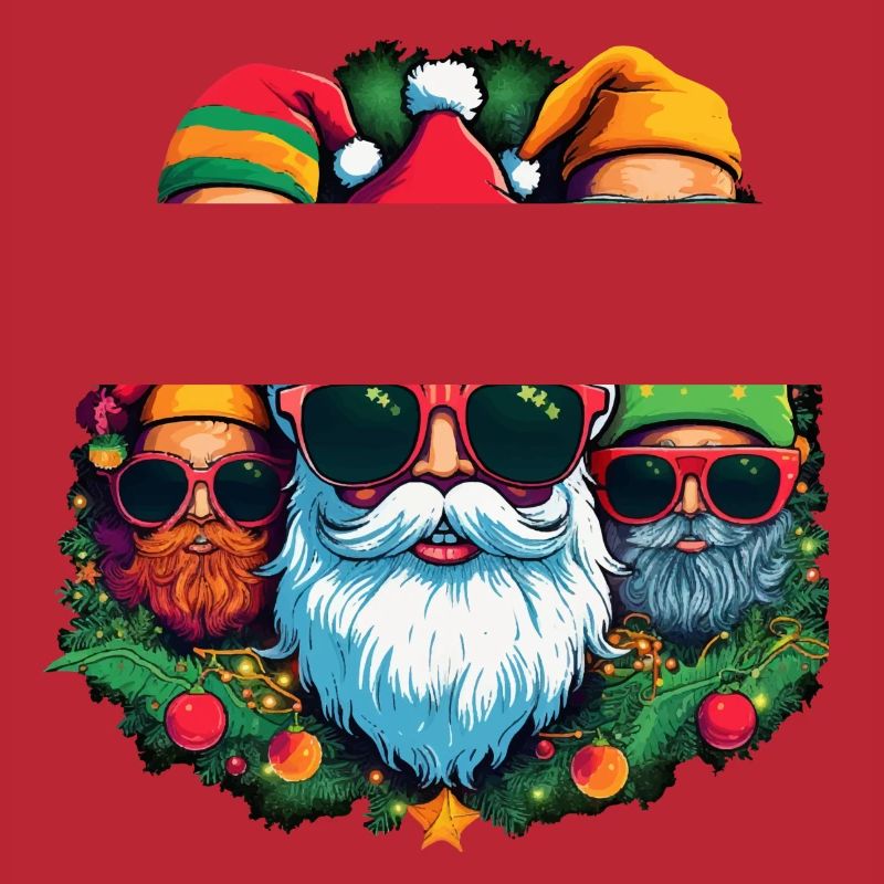 Pull de Noël moche - Cool Santas