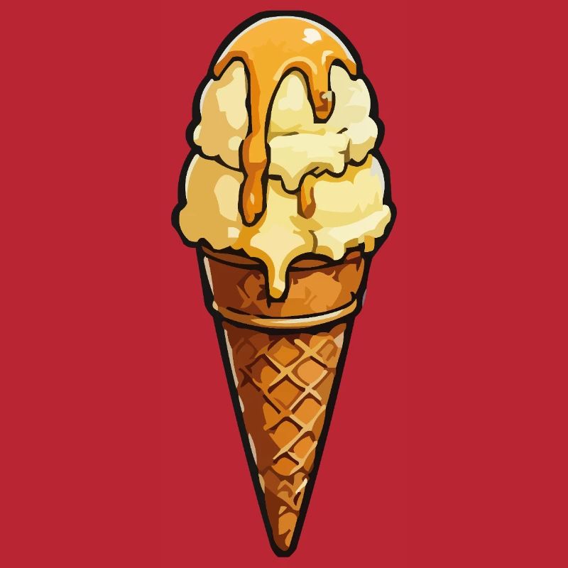 Cornet de glace Caramel Rip