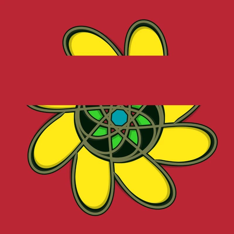 Abstract with different patterns