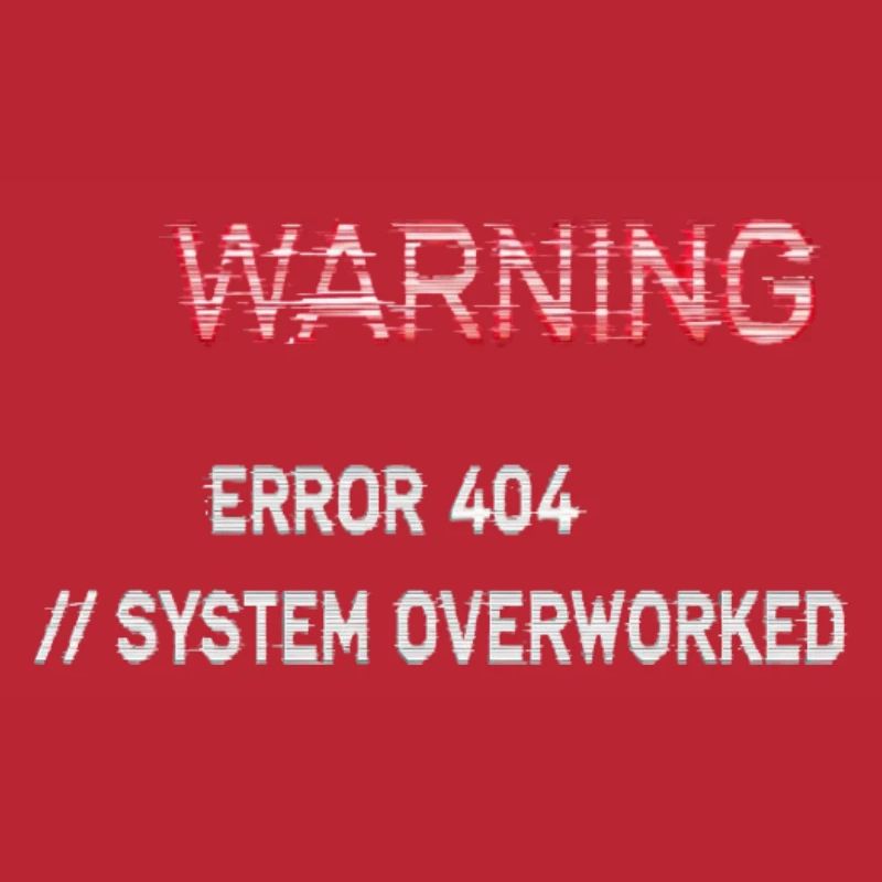 Fehlerwarnung – Systemfehler 404