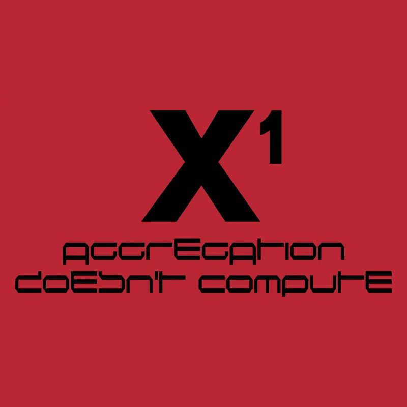 X hoch eins – aggregation doesn't compute