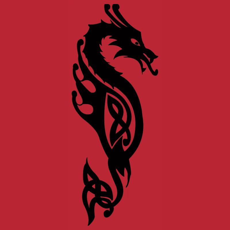 Monströse Seeschlange oder Drachenvektor