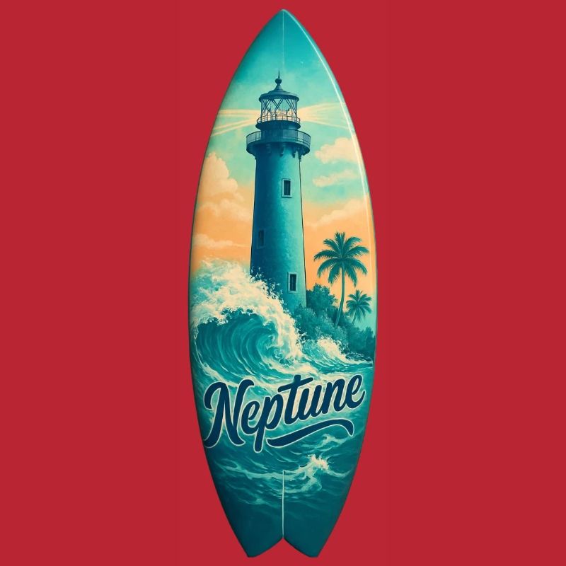 Neptune Lighthouse Surfbrett