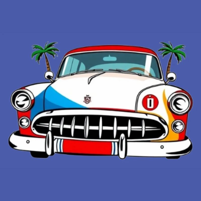 Palm Drive Oldtimer-Collage