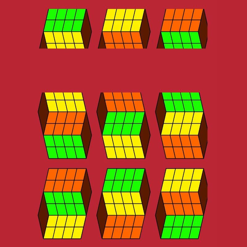Nerd Geek Cube Geometry Impossible Shape Square