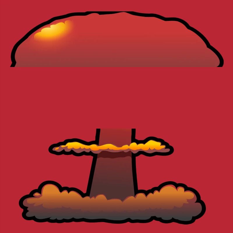 Boom Comic Explosion Mushroom Cloud