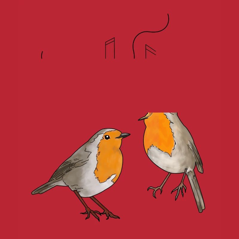 Singing robins