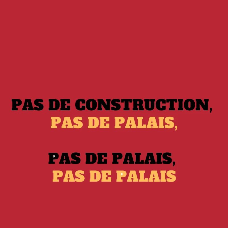 "Pas de pierre, pas de construction..."