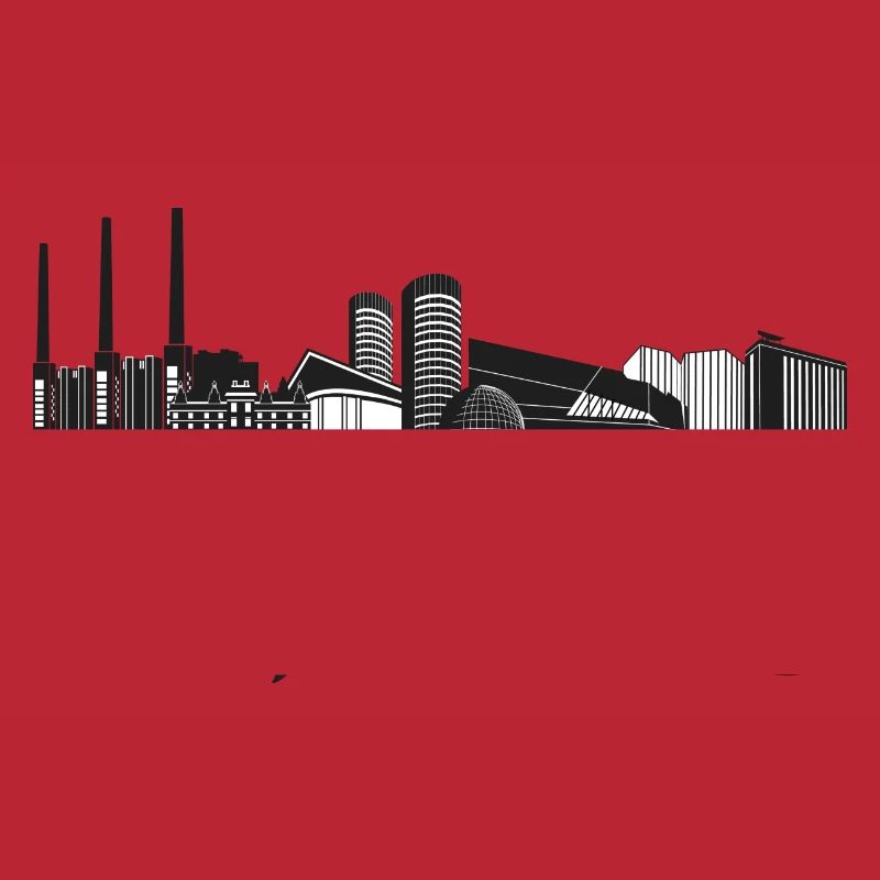 Wolfsburg Fanartikel Wolfsburg Skyline Wölfe Wolf