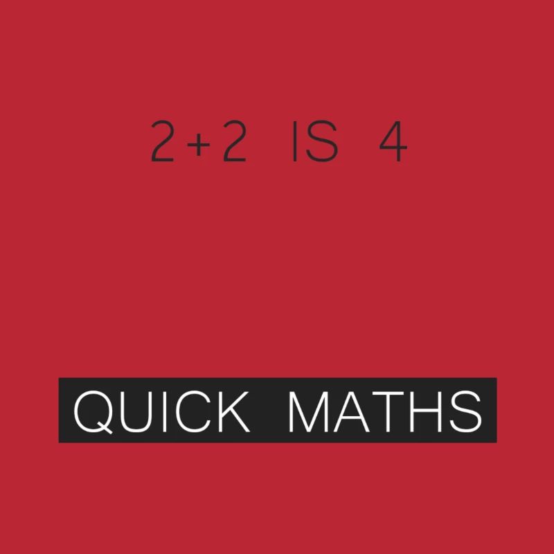 BigShaq "2 + 2 4 est de moins 1 Ce sont 3 QUICK MATHS"