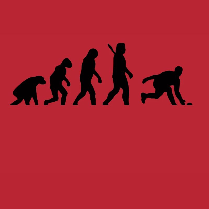Bowling evolution bowling sport bowling gift idea