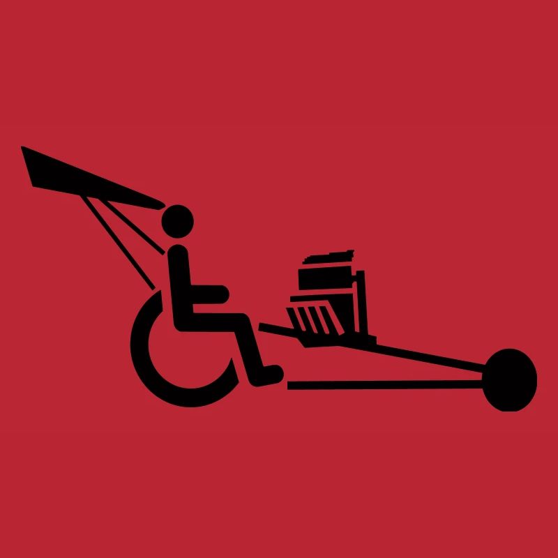 Bild eines Rollstuhls mit V8-Motor #