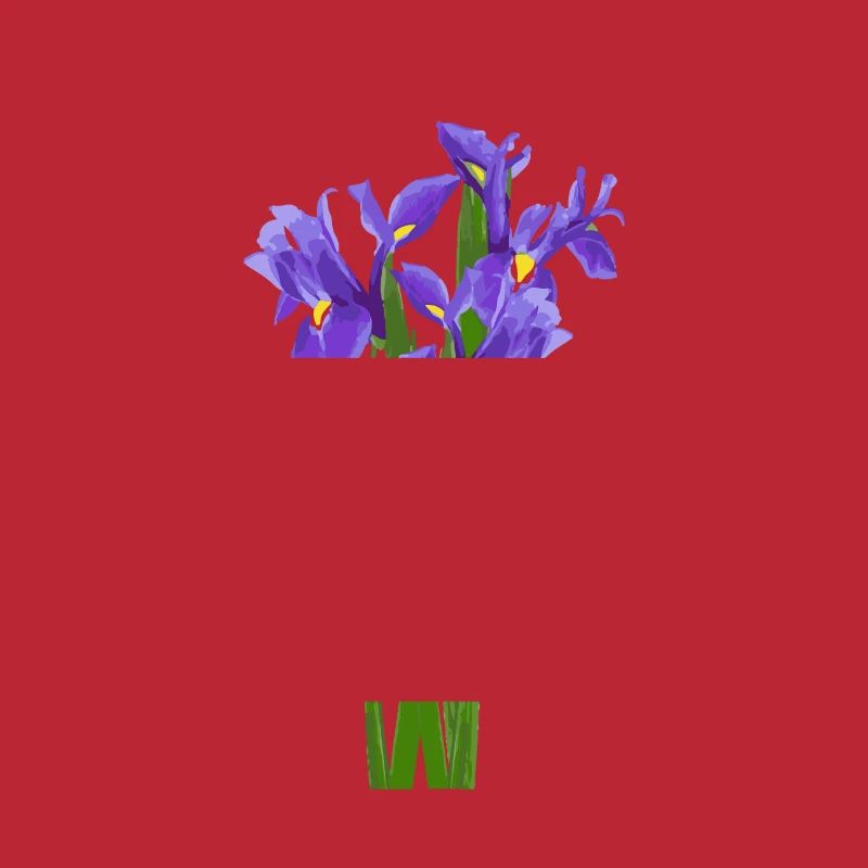 Fleurs Printemps Iris iris - Idée de cadeau