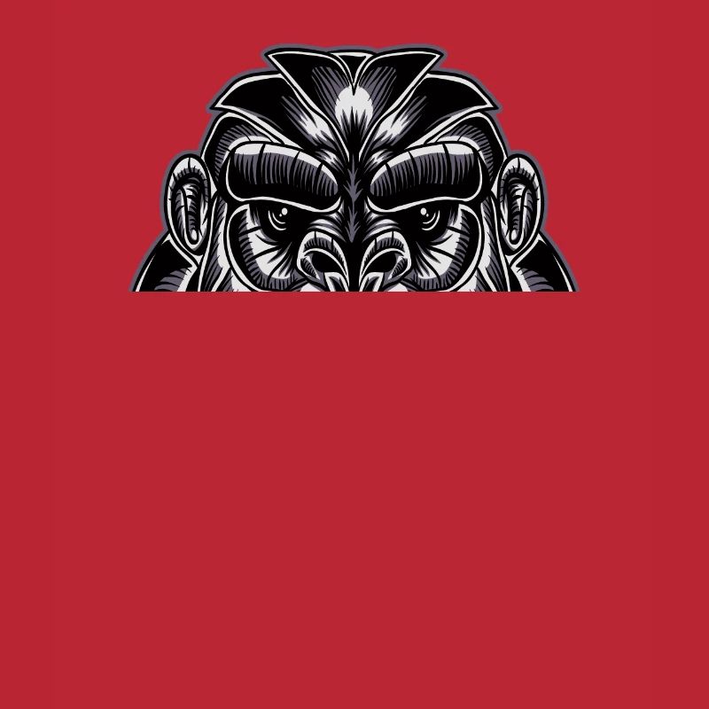 Gorilla Silverback Black White Monkey Gift