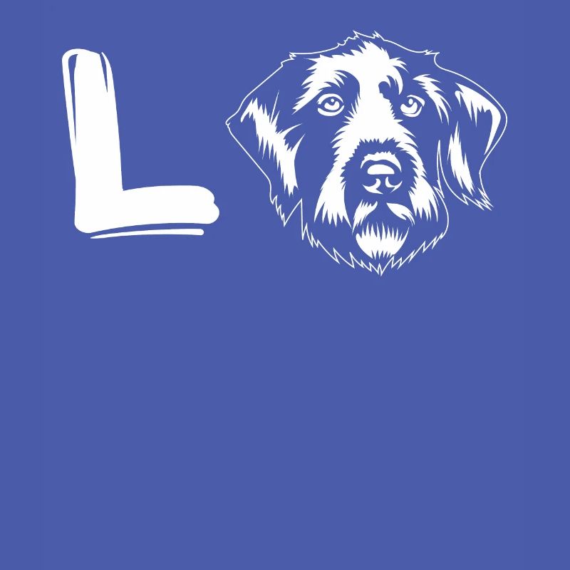 Love German Wirehaired Pointer dog Valentine's Day