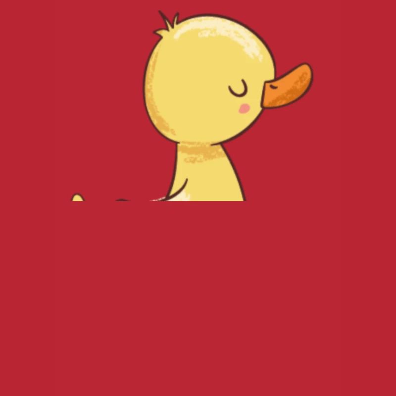 Entchen mit roten Bäkchen