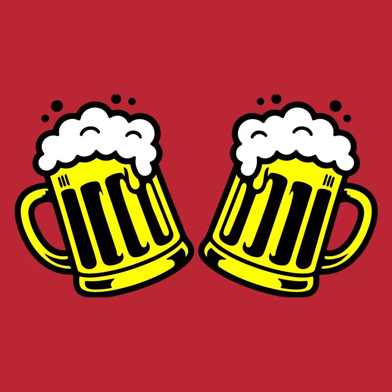 Bier Bierkrug Prost Comic