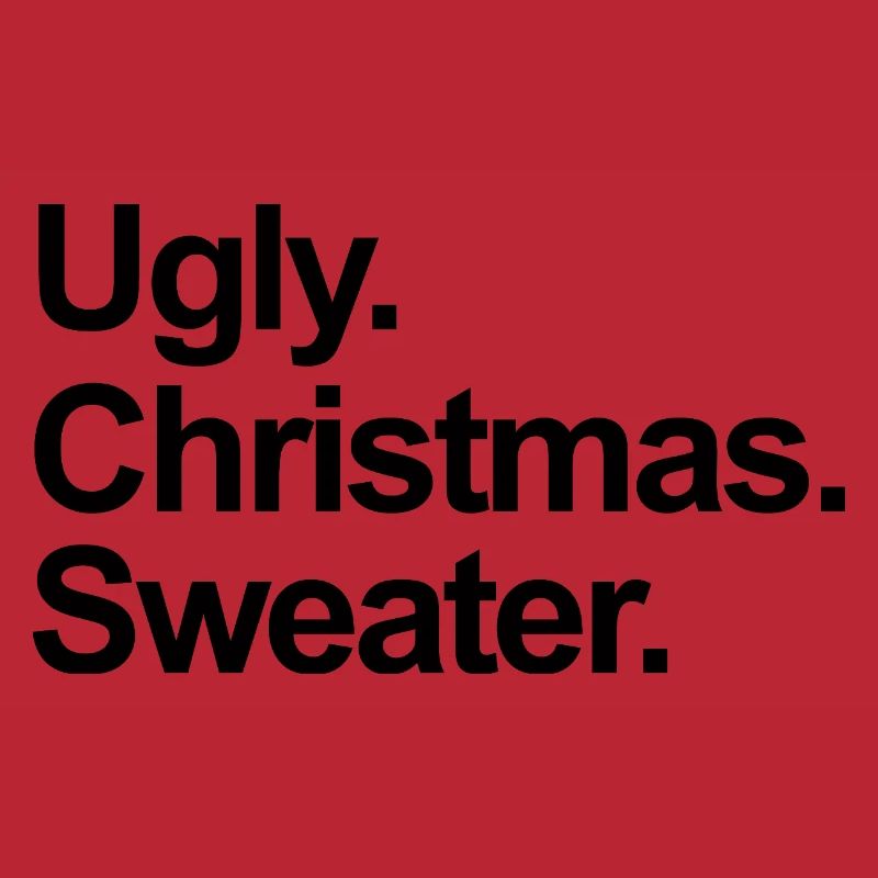 Pull de Noël moche