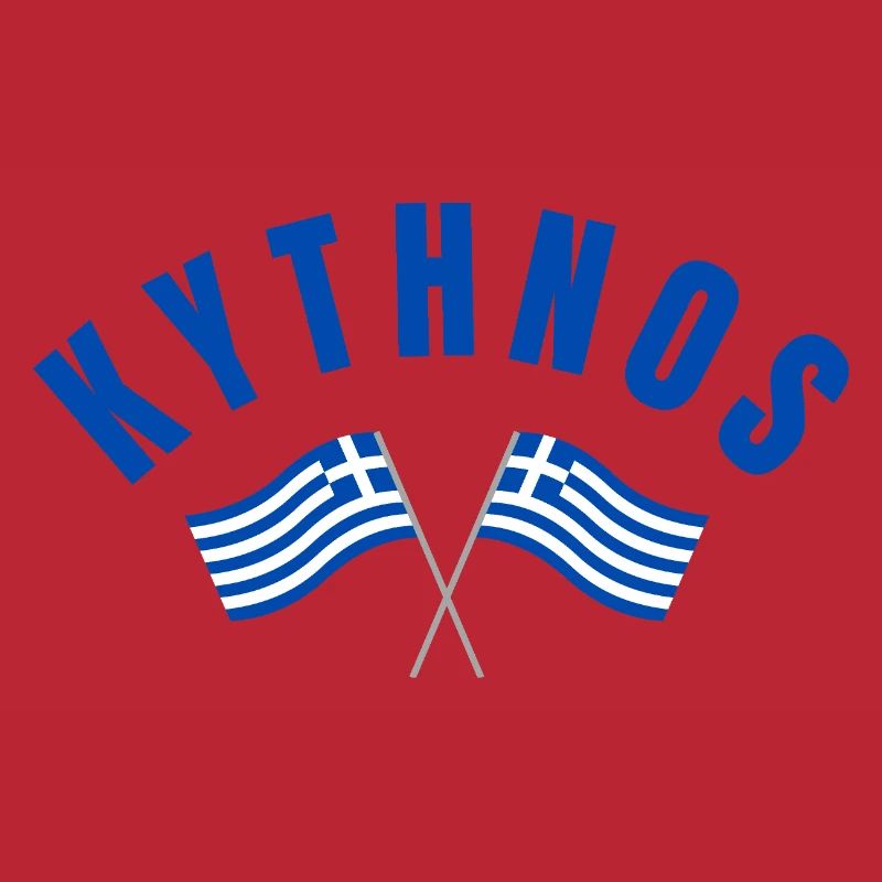Drapeaux grecs de Kythnos