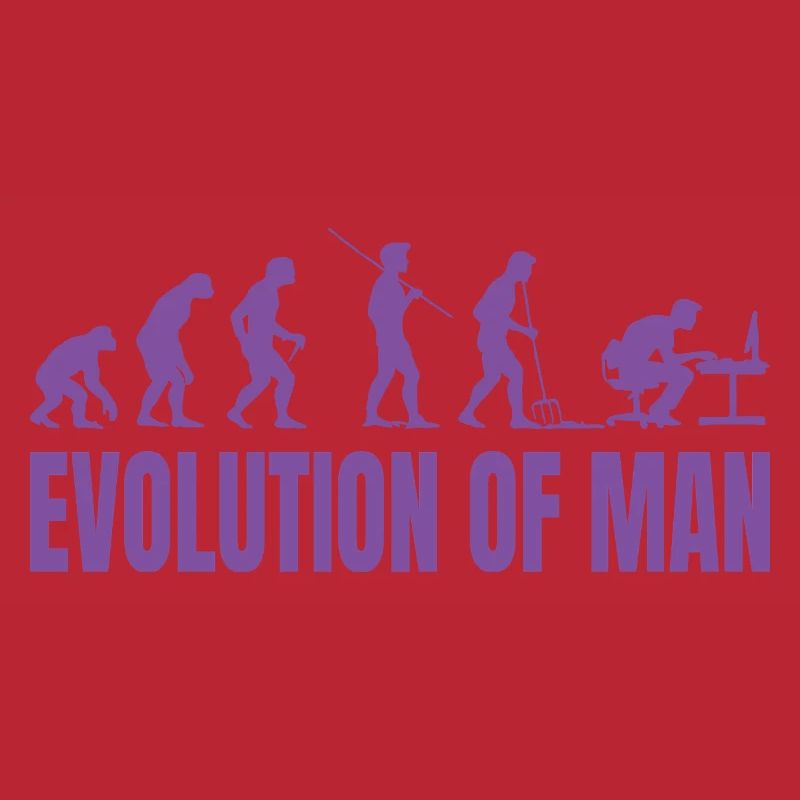 Programmer Computer Freak Evolution Retro