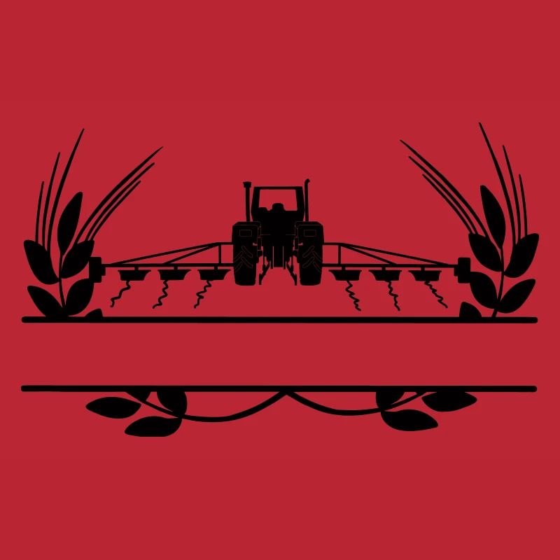 Ackerbau Traktor Getreideanbau