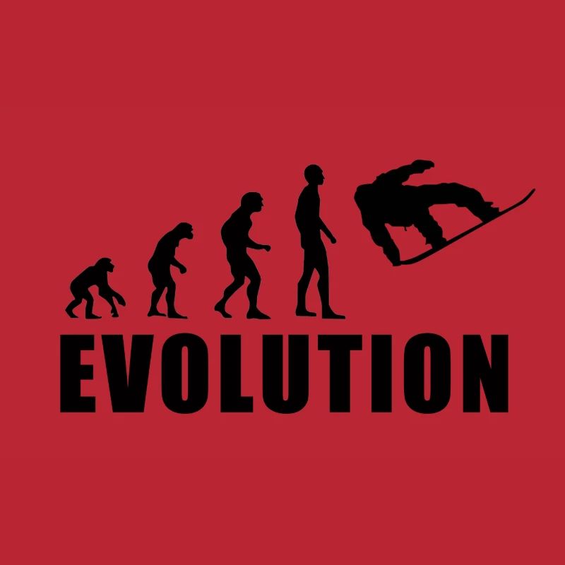 EVOLUTION SNOWBOARD Schnee Winter Geschenk