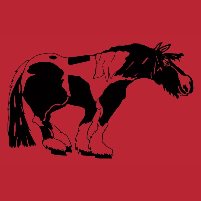 witziger Tinker , Tinker Schecke, Tinker reiten