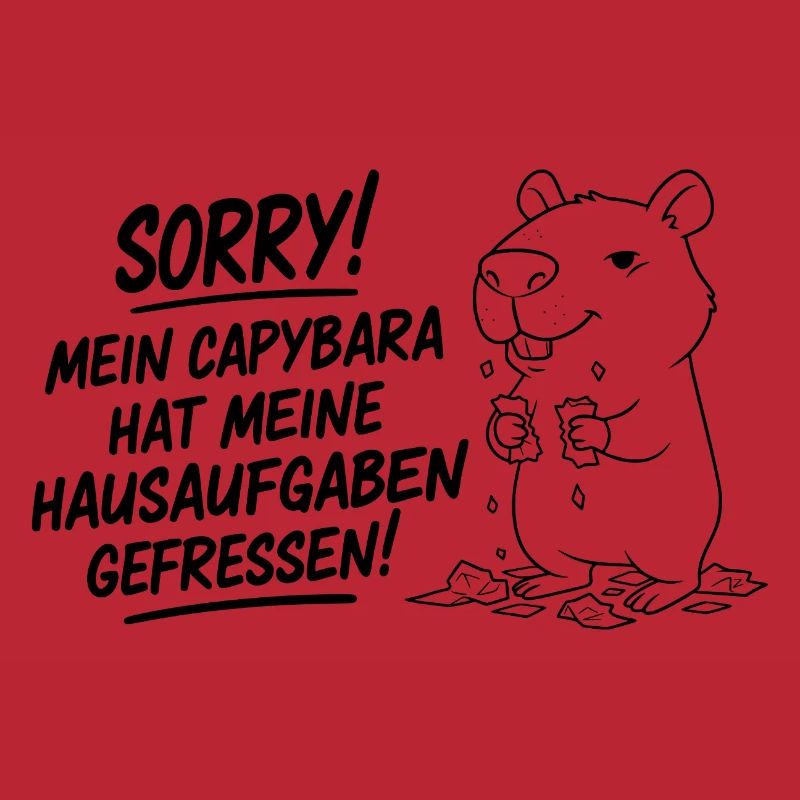 Sorry! Capybara ate my homework